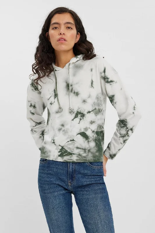 Falkon Sweat Hoodies - Laurel Wreath Hoodie with Elastic Cuffs Stretchable Comfortable