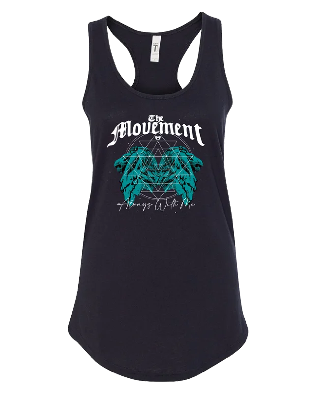 Women's Always With Me Tank (Black) flowy tank top