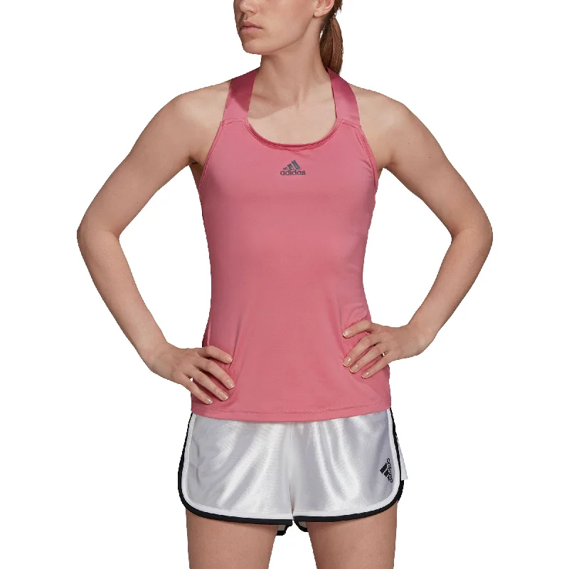 Adidas Aeroready Y-Tank Rose Womens Tennis Tank Top essential tank top