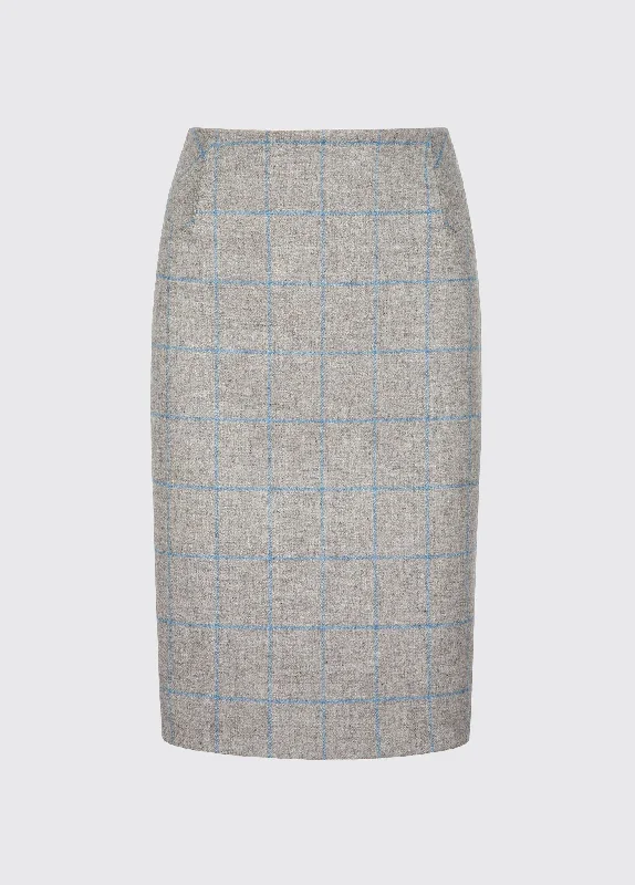 Fern Tweed Skirt - Shale denim skirt classic