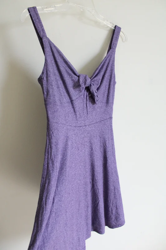 Alya Purple Bow Front Dress | S Tunics Wedding white