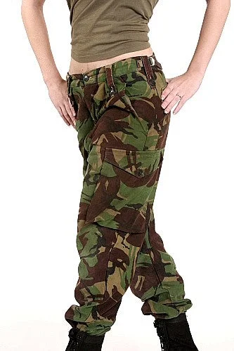 British Military P84 DPM Camouflage Combat Pants Stylish Slim Trousers