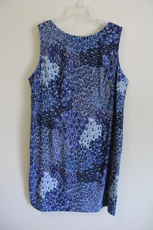 Connected Blue Dress | 20W Turtleneck Warm Winter