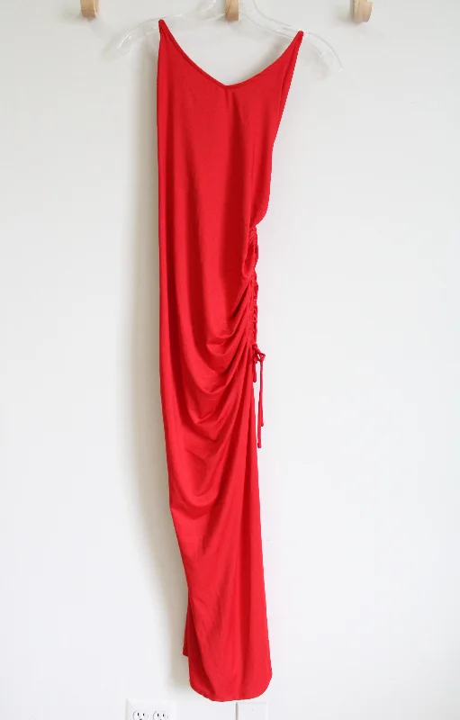 Wild Fable Red Maxi Fitted Dress | M Tunics Modern contemporary