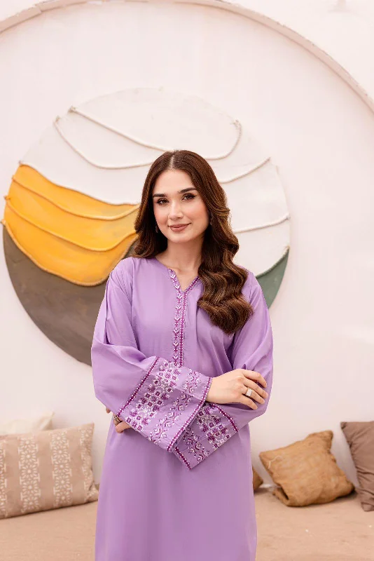 Winters 2PC Embroidered Dress-1060 Floral Print girly