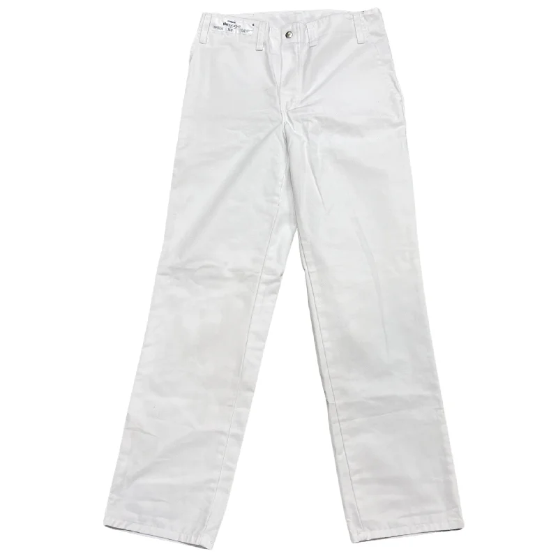 Vintage Regent White Workwear Pants (28x29) Fashionable Track Pants