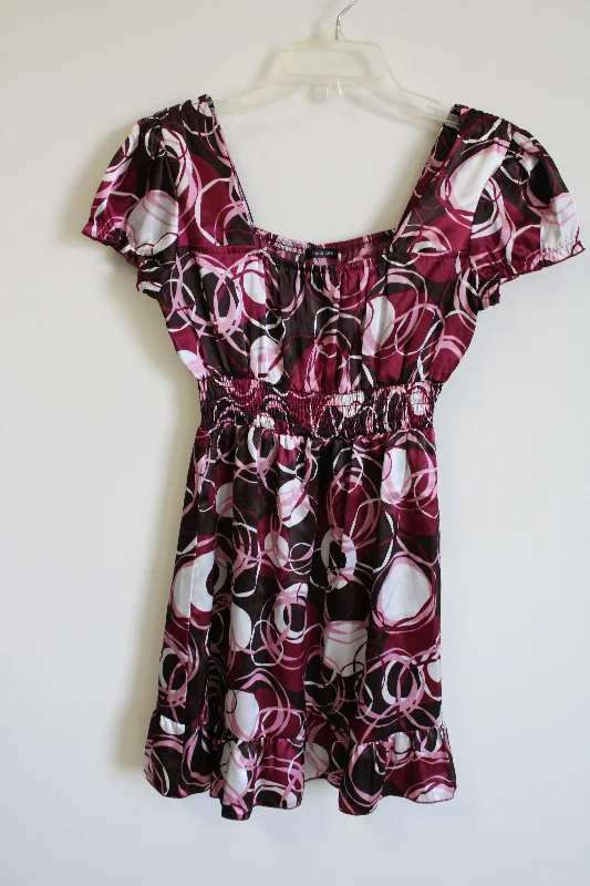 Maurices Pink Satin Dress | M/L Tunics Top rated