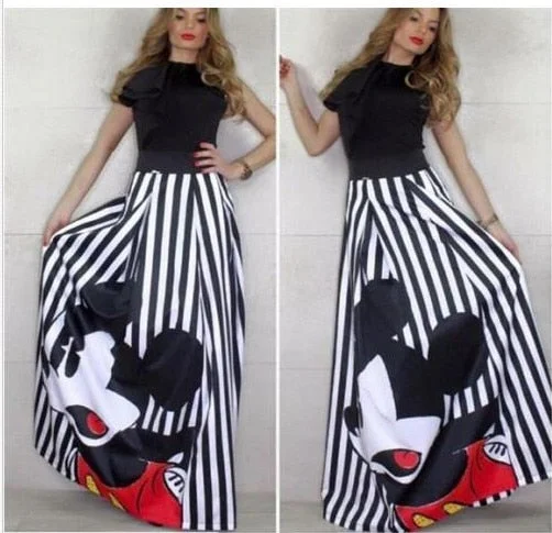 stripe skirt