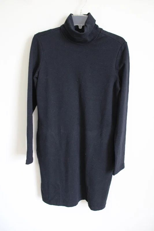 MPG Black Turtleneck Dress | S Tunics Cozy soft