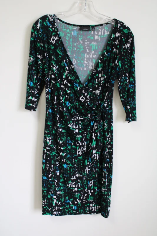 APT.9 Black Green Dress | XS Tunics Cozy comfortable