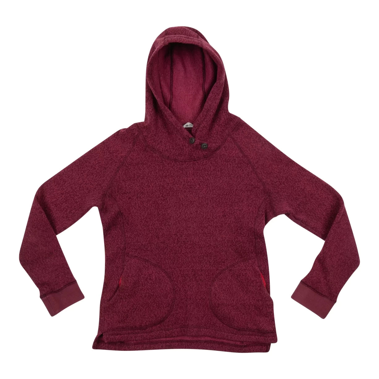 Woolrich Double Creek Fleece Hoodie - Women's Hoodie with High-Low Hem Asymmetrical Trendy