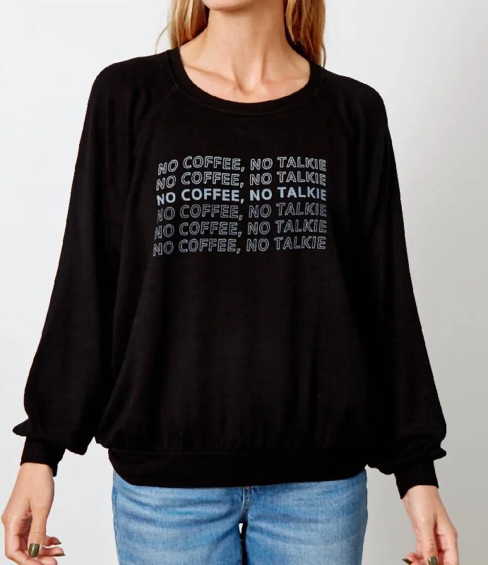 Emerson Sweatshirt In Black Hoodie with Strings Custom Fit Adjustable
