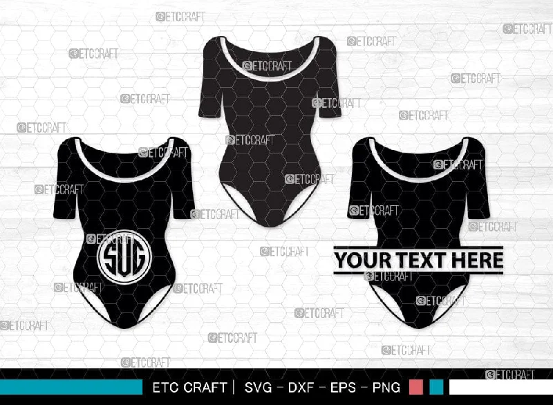 Womens Monogram, Womens Swimsuit Silhouette, Swimwear Svg, Short Sleeve Bodysuit Svg, Girl Swimsuit Svg, Bathing Suit Svg, Stylish Swimsuit Svg, Womens Swimsuit Svg, SB00045 Comfortable Shaping Bodysuit