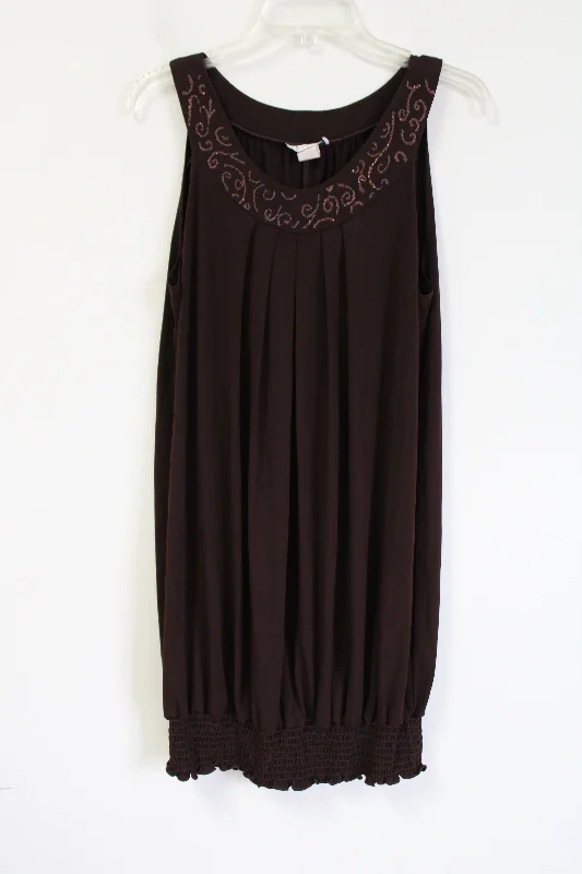 En Focus Brown Dress | 14 Tunics Trendy modern