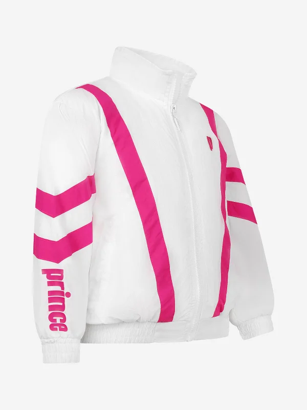 Prince Girls Baseline Track Jacket Hooded Jacket Caped Jacket Shawl Collar Jacket