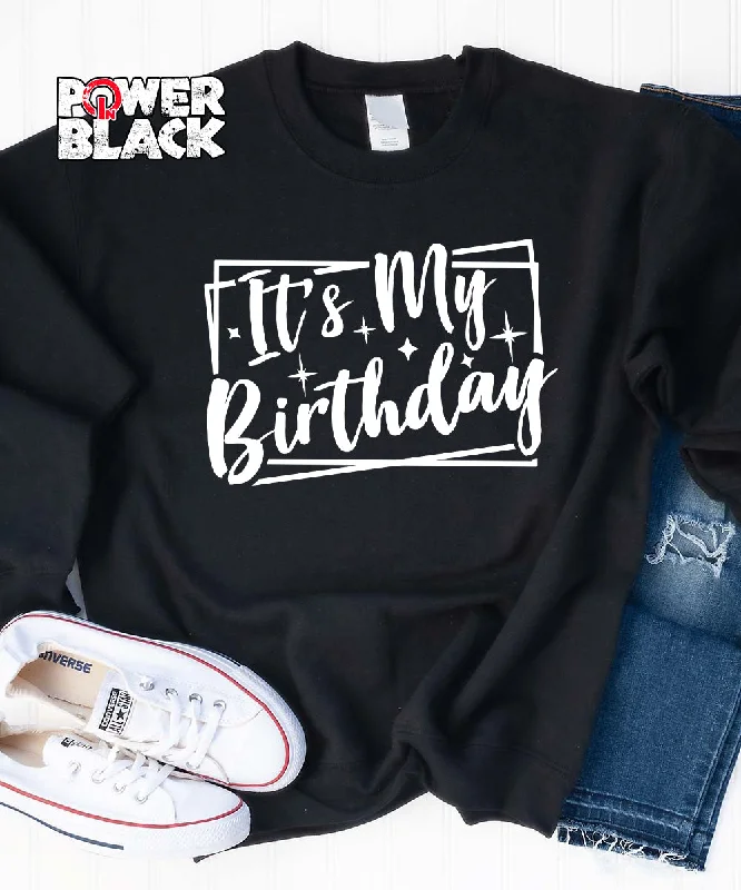 Black Sweatshirt with White
