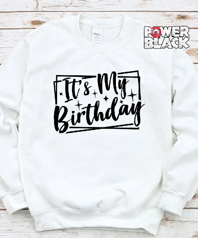 White Sweatshirt with Black