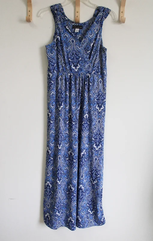 Simply Styled Blue Paisley Dress | XL Tunics Fashionable trendy