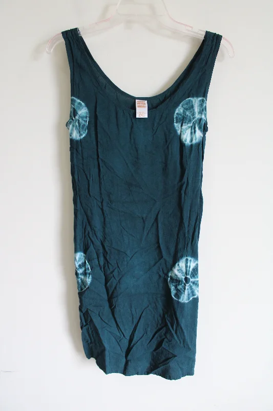 Wayan Natural Wear Dark Green Tie Dye Dress | M Tunics Review highly