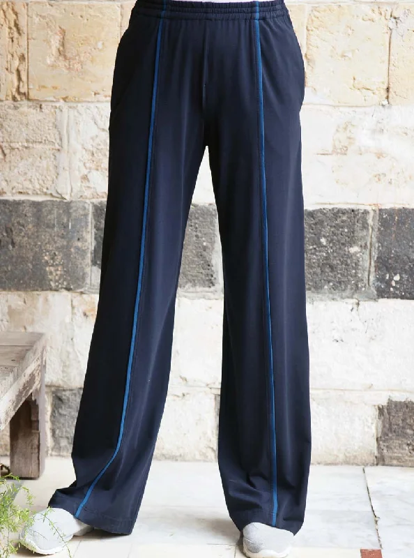 Contrast Trim Active Pants Casual Track Pants