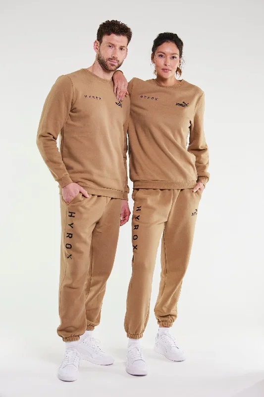 Feel Good Tracksuit - beige SWEATER Satin Fabric Silk Fabric Chiffon Fabric