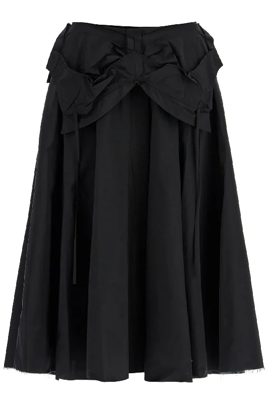Maison Margiela Women's Midi Taffeta Skirt cashmere skirt fine
