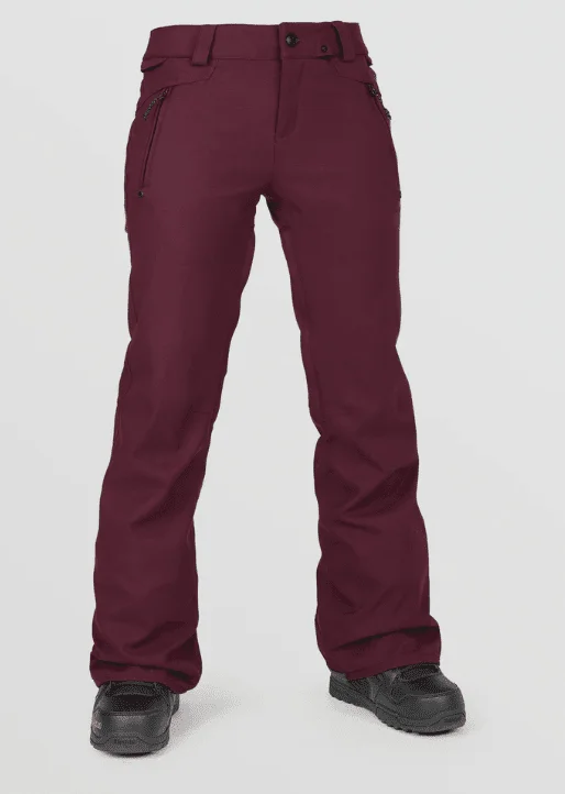 Volcom Women's Genus Stretch Pants Formal Slim Pants