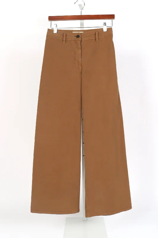 Megan Pant - Rust Stylish Elastic Waist Pants