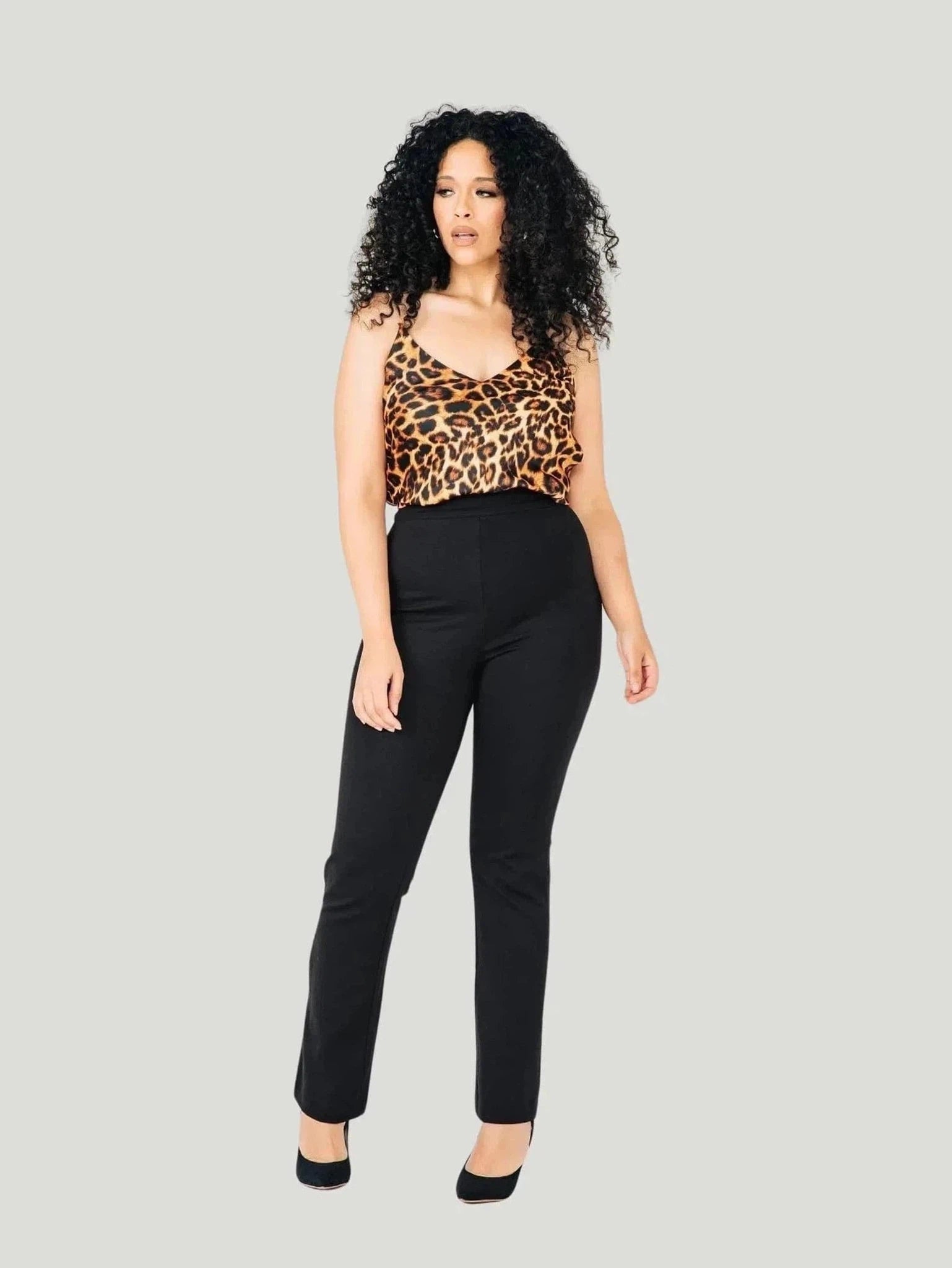 Chloe Kristyn Brennan Straight Leg Ponte Pant Casual Lounge Pants
