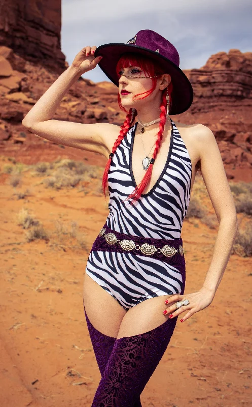 Zebra Liberty Bodysuit Fashionable Bodysuit for Date Night