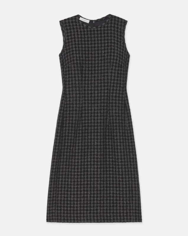 Honeycomb Tweed Sheath Dress Tunics Ceremony elegant