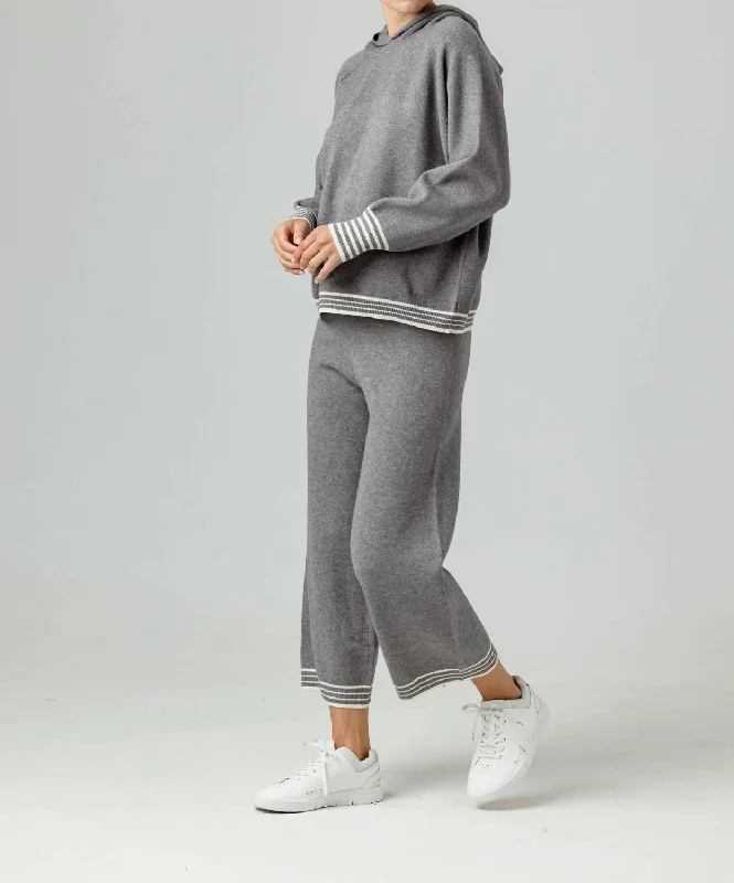 Aira Hoodie In Graphite Hoodie Dress Longline Feminine