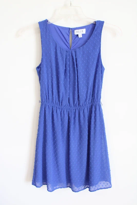 Elle Blue Swiss Dotted Dress | 2 Tunics New arrival