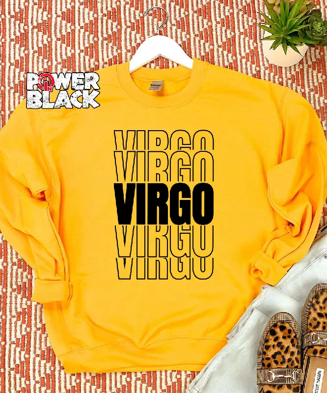 Gold Sweatshirt with Black