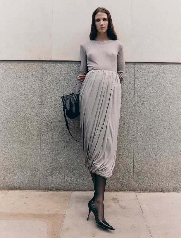 Caladan Skirt in Bruised Plum lace skirt intricate