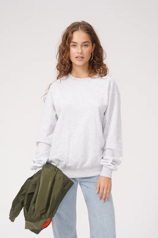 Original Sweatshirt - Lysegrå Hoodie with Mesh Breathable Sporty