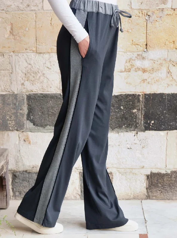 Tri-Color Active Pants Classic Stretch Pants