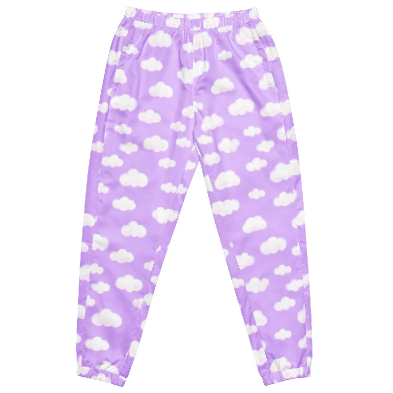 Dreamy Clouds Unisex Track Pants (Lilac) Casual Yoga Pants