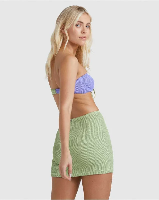 Summer High Skirt satin skirt smooth