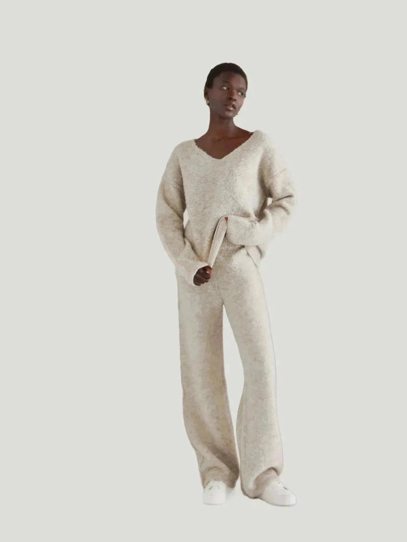 Crescent Zila Shearling Lounge Pants Fashionable Track Pants