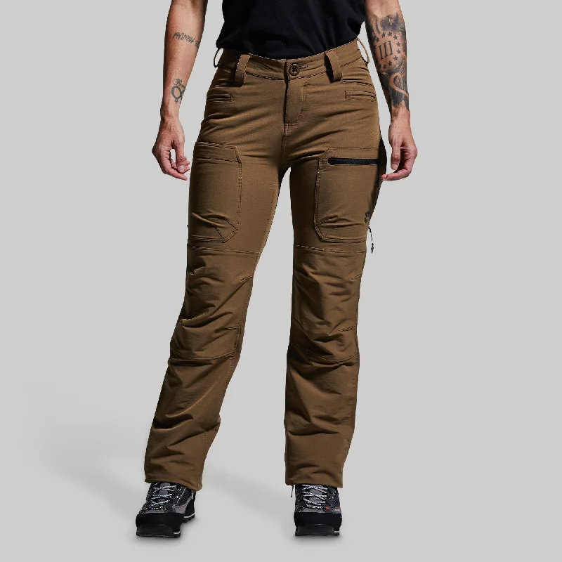 Women's Frontier Pant (Coyote Brown) Elegant Trouser Pants