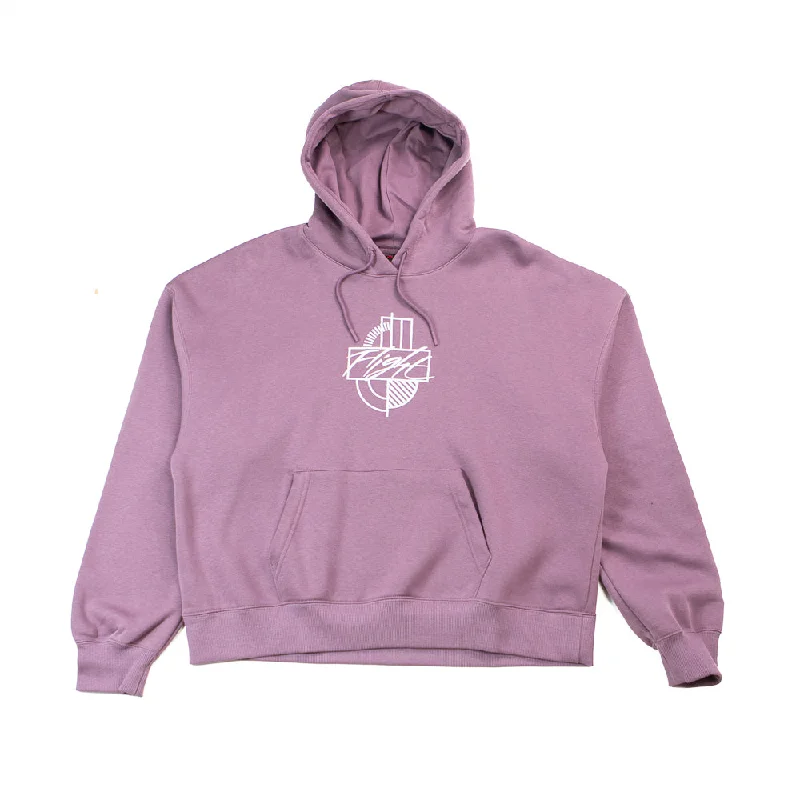 Wmns Jordan Brooklyn Fleece Hoodie (Sky J/Muave) Hoodie Crop Top Short Trendy