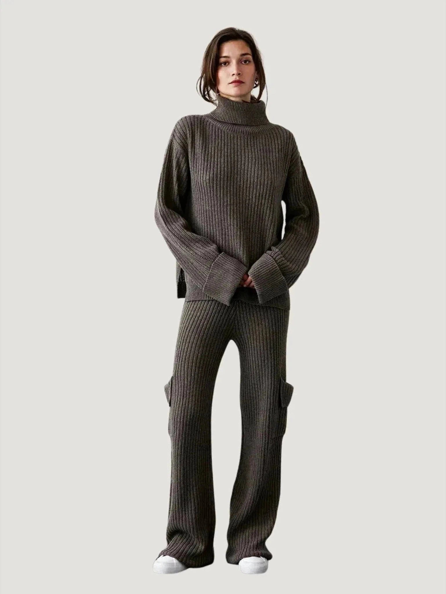 Crescent Wool Blend Cargo Pant Comfortable Maternity Pants