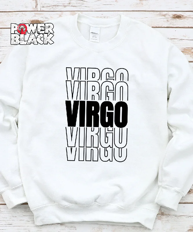 White Sweatshirt with Black