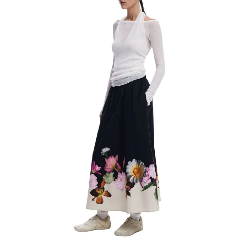 Desigual  Cotton Women's Skirt lace skirt intricate