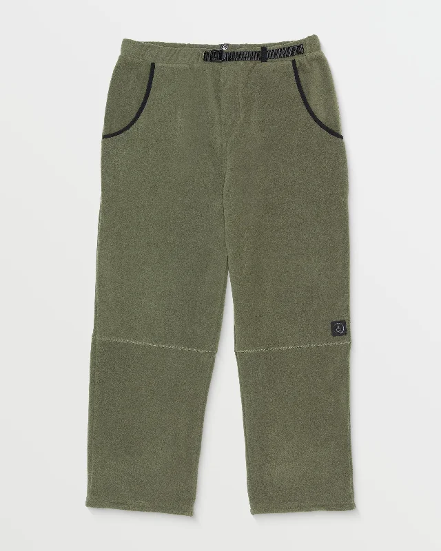 Nomaa Fleece Pants - Winter Moss Classic Pleated Pants
