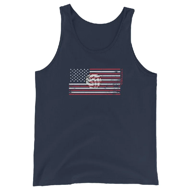 VBAmerica Volleyball Unisex Tank Top cotton tank top