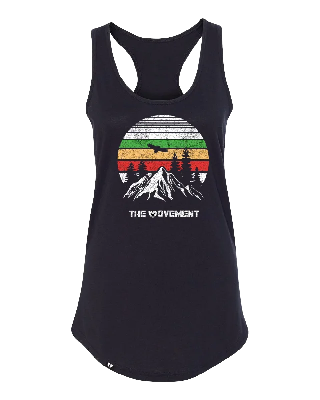 Women's Mountain Tank (Black) lightweight tank top
