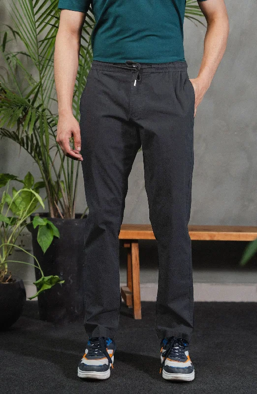 Lounge Wear Pants - Charcoal Elegant Trouser Pants