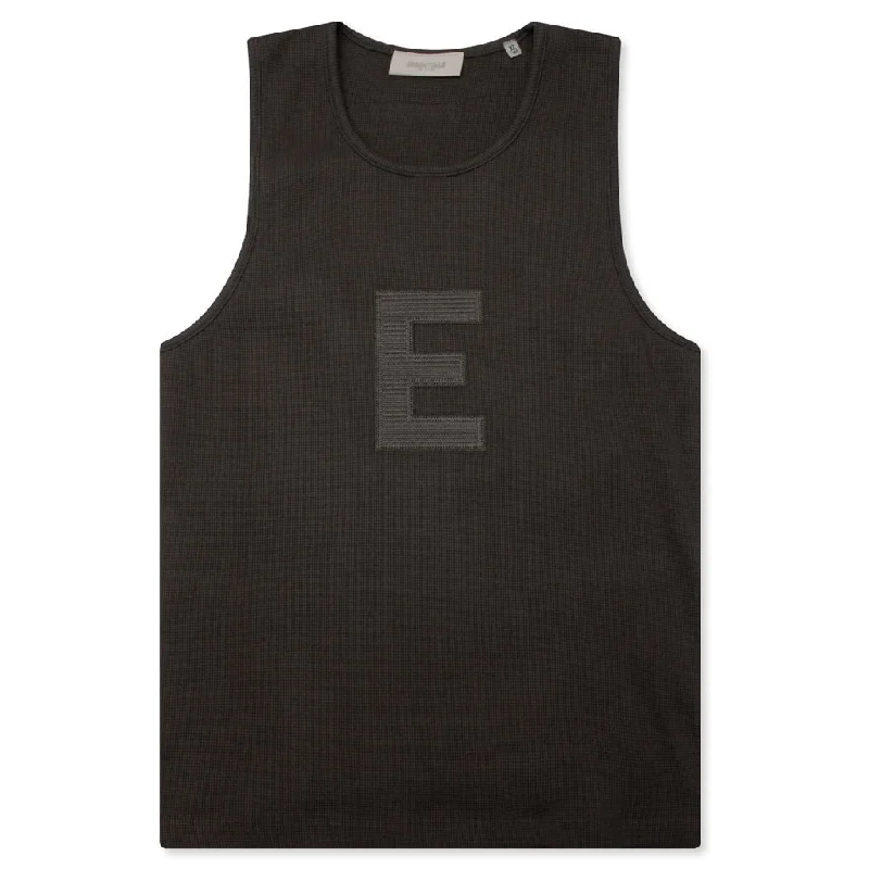 Women's Tank Top - Off Black teal tank top